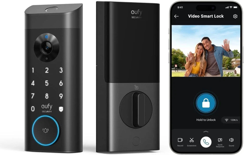 Security Video Smart Lock E330 3-in-1 2K Camera Doorbell Fingerprint Lock