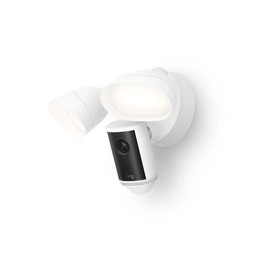 Ring Floodlight Cam Pro 4K (Newest Model) Wired | 2nd gen | Sealed | White